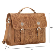 Stagecoach Multi-Compartment Laptop Briefcase