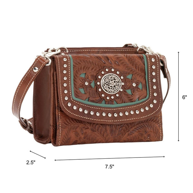 Lady Lace Texas Two-Step Crossbody Bag/Wallet