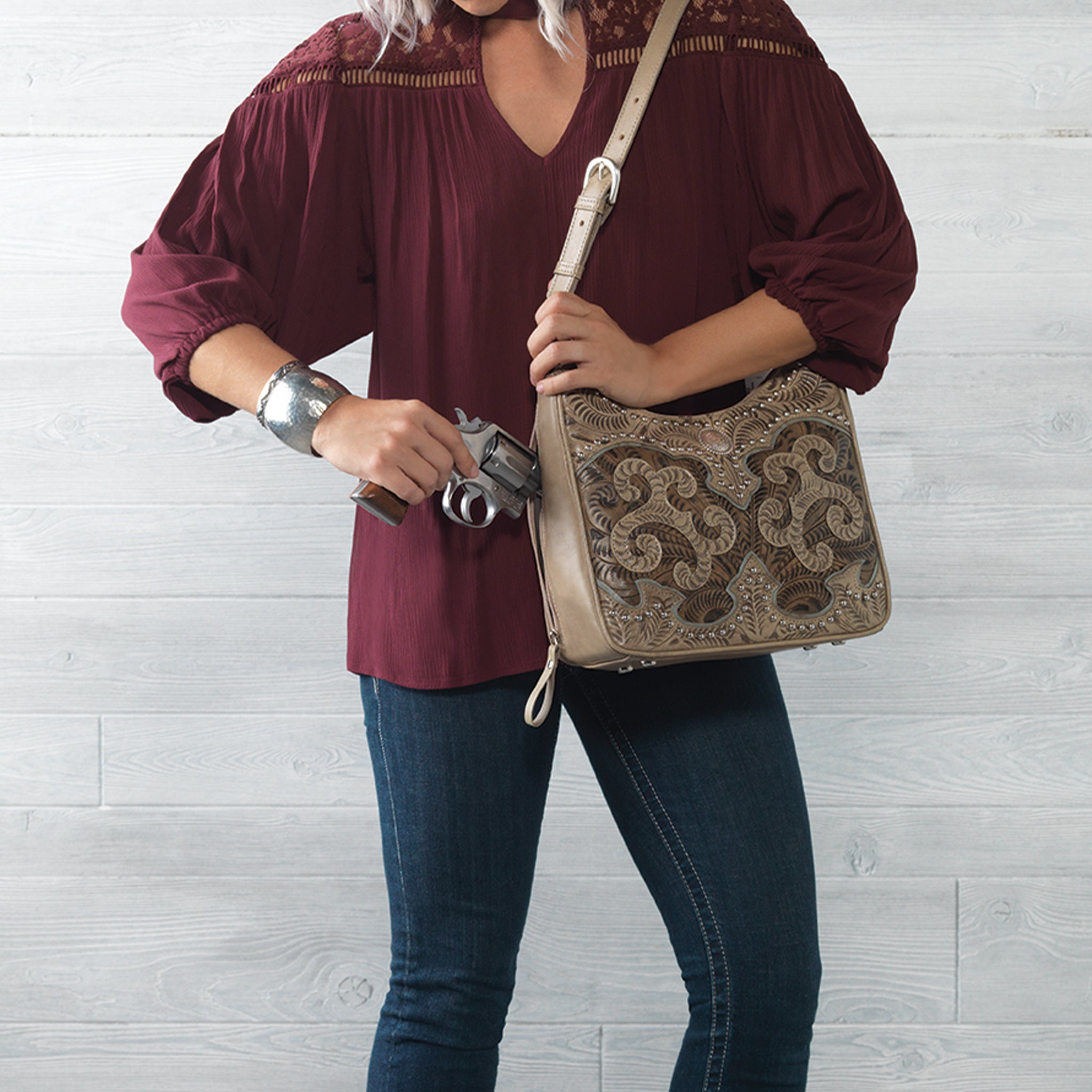 American west concealed carry purse cheap