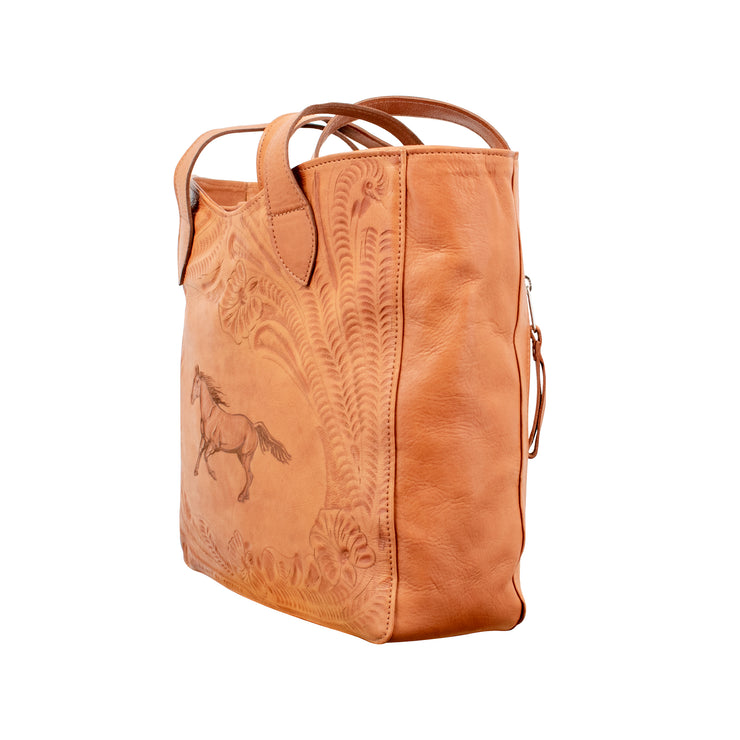 Hitchin' Post Zip-Top Tote w/ Conceal Carry Pocket