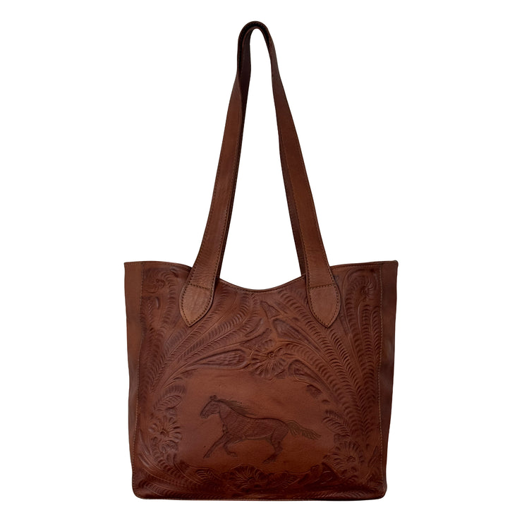 Hitchin' Post Zip-Top Tote w/ Conceal Carry Pocket
