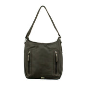 Pony Soft Zip-Top Shoulder Hobo w/ Hair-On Hide and Conceal Carry Pocket