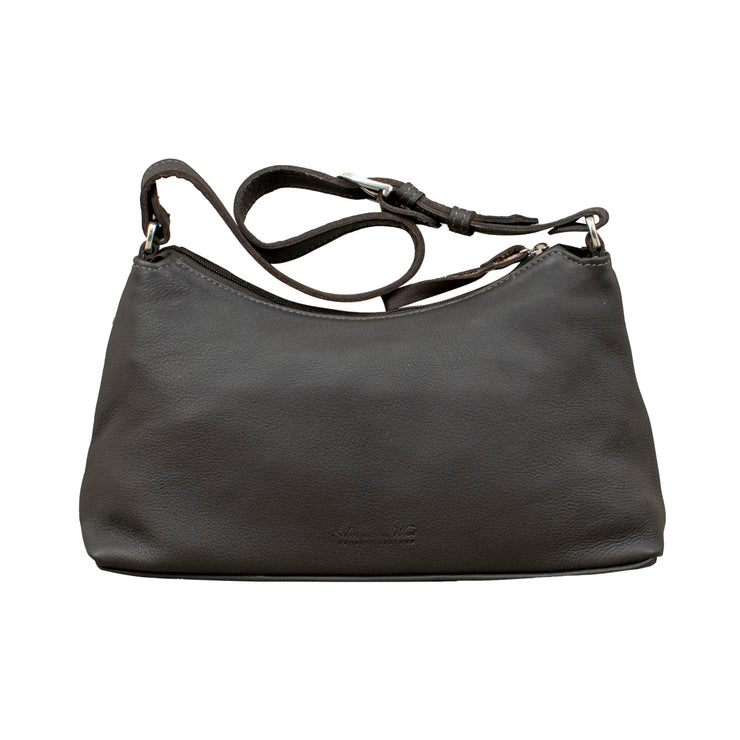 Cowtown Zip-Top Shoulder Bag w/ Hair-On Hide