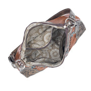 Cowtown Zip-Top Shoulder Bag w/ Hair-On Hide