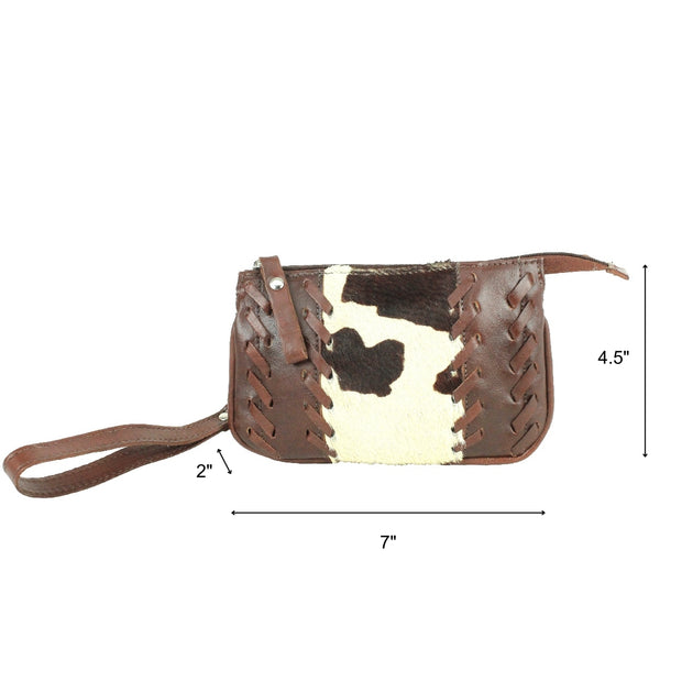 Cowtown Event Wristlet/Clutch - Brown