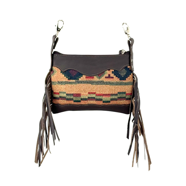 Santa Fe Woven Tapestry Trail Rider Crossbody/Hip Bag