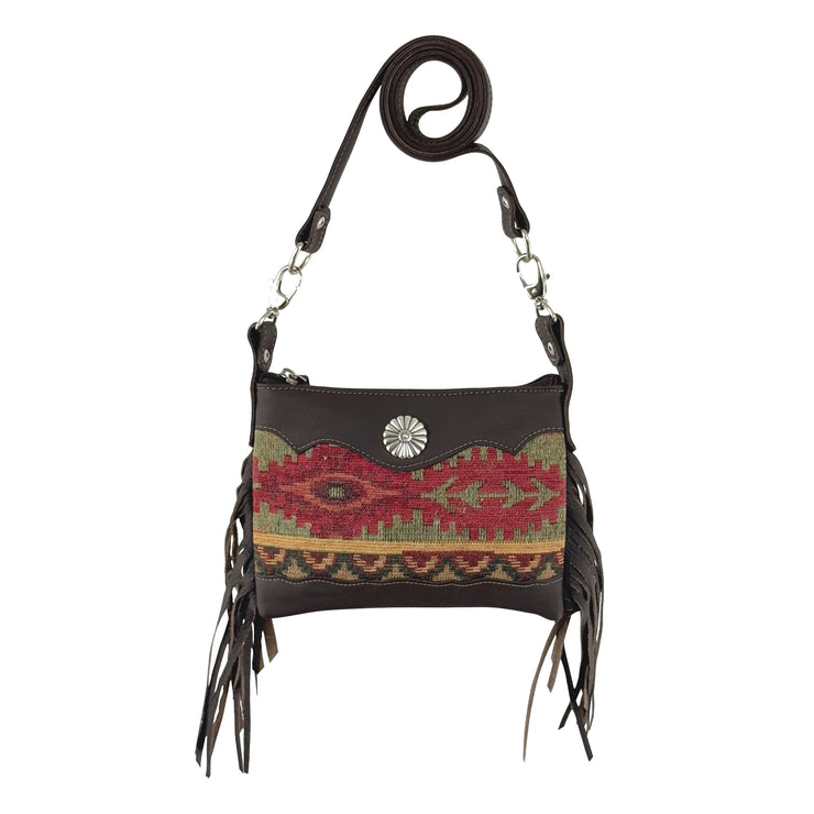 Santa Fe Woven Tapestry Trail Rider Crossbody/Hip Bag