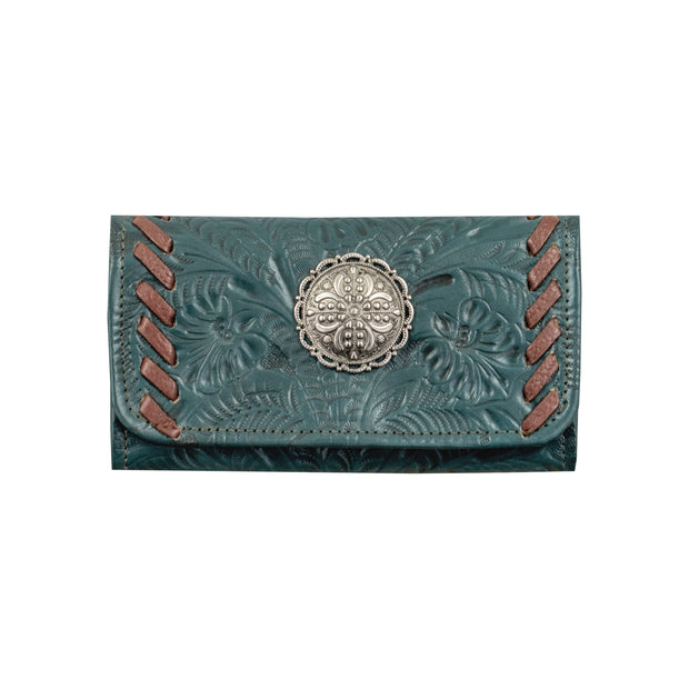 Lariats & Lace Ladies Tri-Fold Wallet