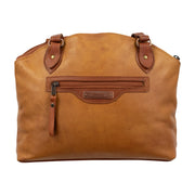 Texas Rose Half-Moon Zip Top Tote