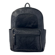 Classic Travel Backpack with Hair-On Hide and Laptop Compartment
