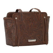 Annie's Secret Zip-Top Tote w/ Conceal Carry Pocket -Tan