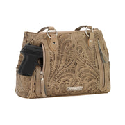 Annie's Secret Multi-Compartment Tote w/ Conceal Carry Pocket - Sand