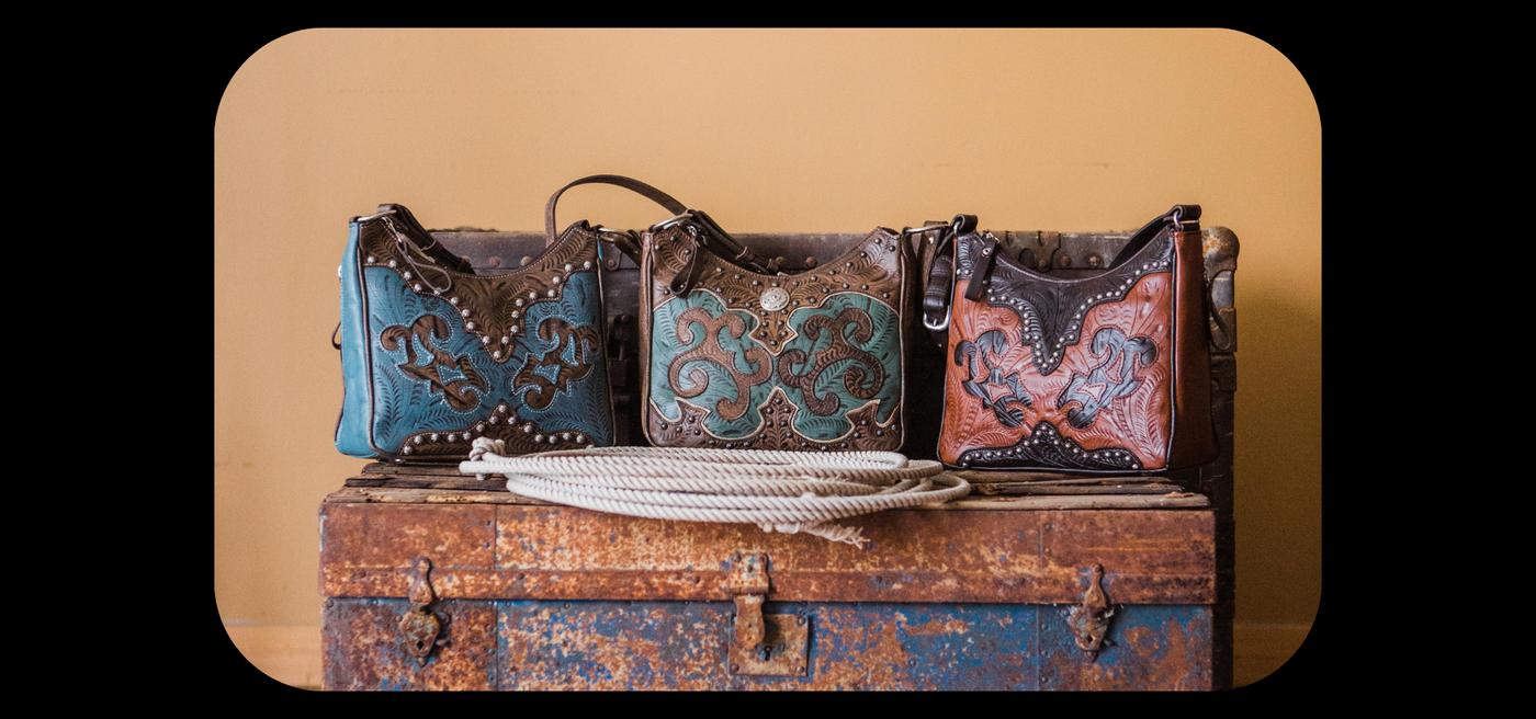 American West Lady Lace Collection: Western Crossbody Wallet - OutWest Shop