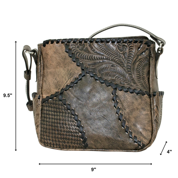 Gypsy Patch Zip-Top All Access Crossbody Bag