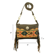 Santa Fe Woven Tapestry Trail Rider Crossbody/Hip Bag