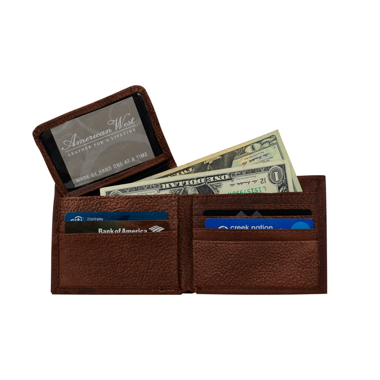 Men's Bi-Fold Wallet w/ Hair-On Hide