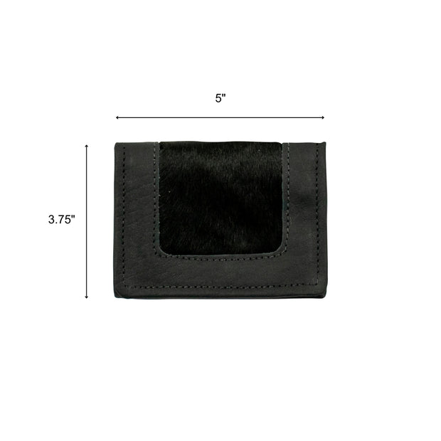 Hair-On Small Ladies Tri-Fold Wallets