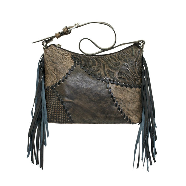 Gypsy Patch Zip-Top Shoulder Bag