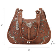 Lady Lace 3 Compartment Zip-Top Scoop Tote