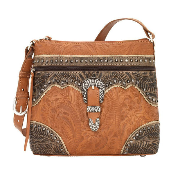 Saddle Ridge Zip-Top Shoulder Bag