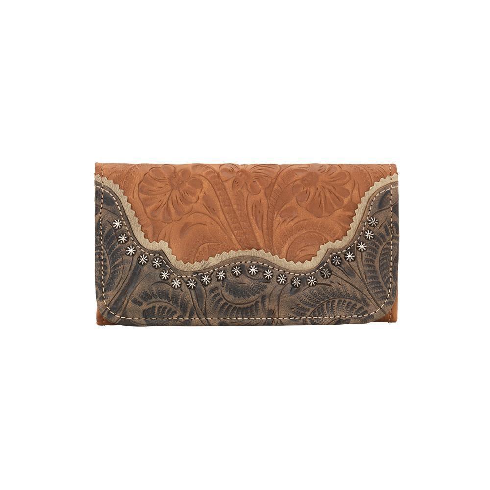 Saddle Ridge Ladies Tri Fold Wallet American West Handbags