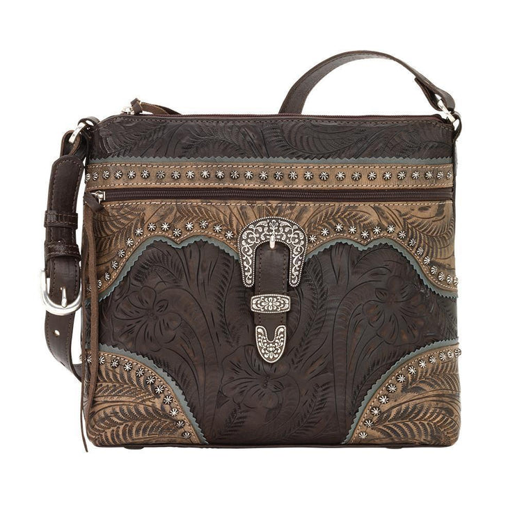 Saddle Ridge Zip-Top Shoulder Bag – American West Handbags