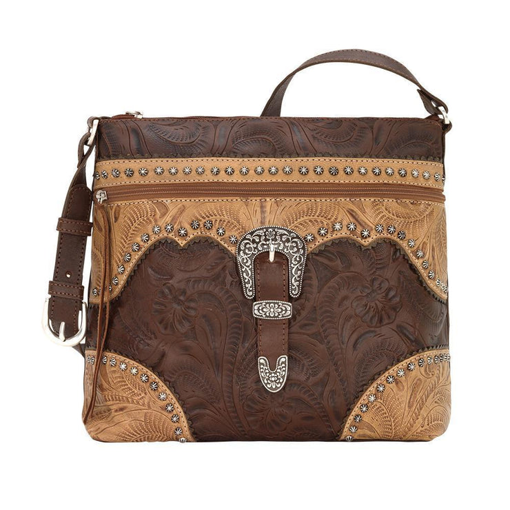 Saddle Ridge Zip-Top Shoulder Bag – American West Handbags