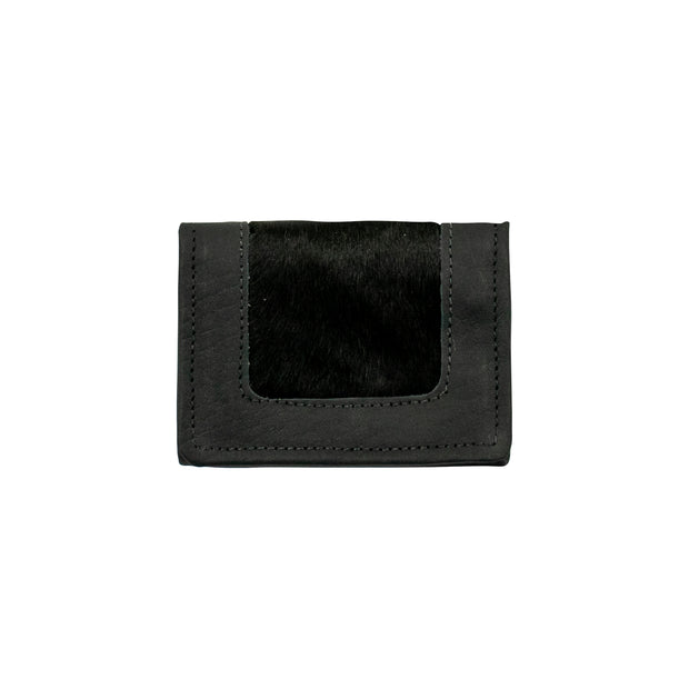 Hair-On Small Ladies' Tri-Fold Wallets
