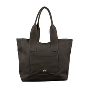 Pony Large Zip-Top Tote w/ Hair-On Hide