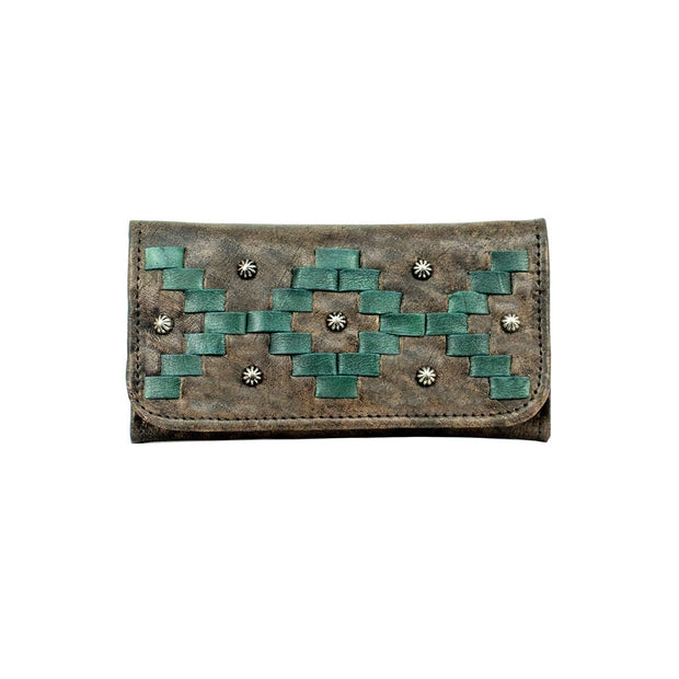 Tribal Weave Ladies Tri-Fold Wallet