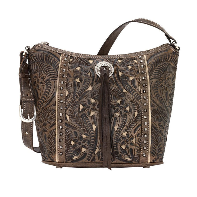 Hill Country ZipTop Bucket Tote American West Handbags