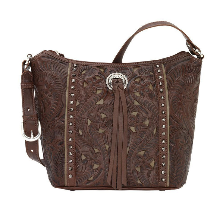 Women's Western Crossbody Bucket Purse