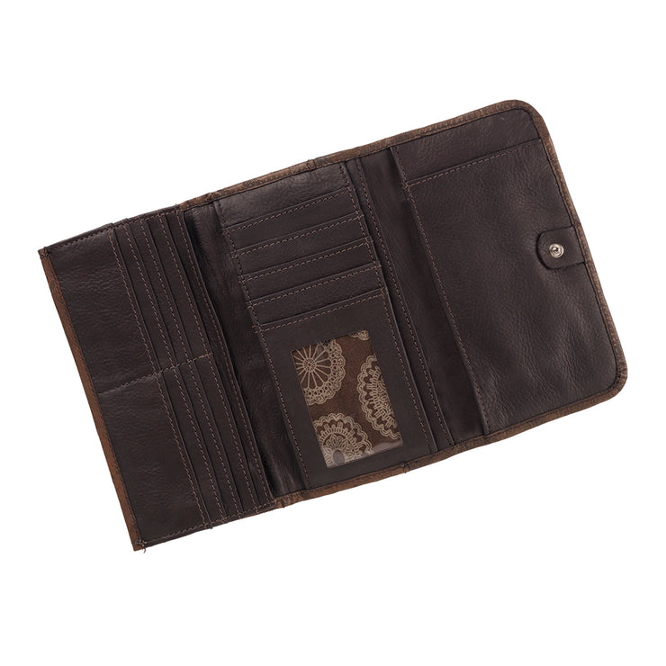 Driftwood Ladies' Tri-Fold Wallet