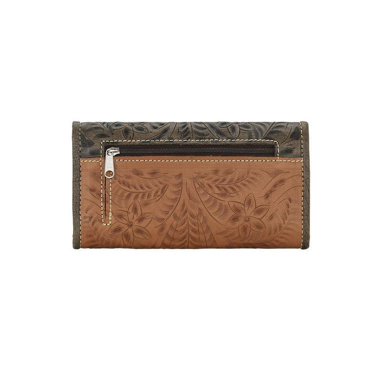 Desert Wildflower Ladies Tri-Fold Wallet