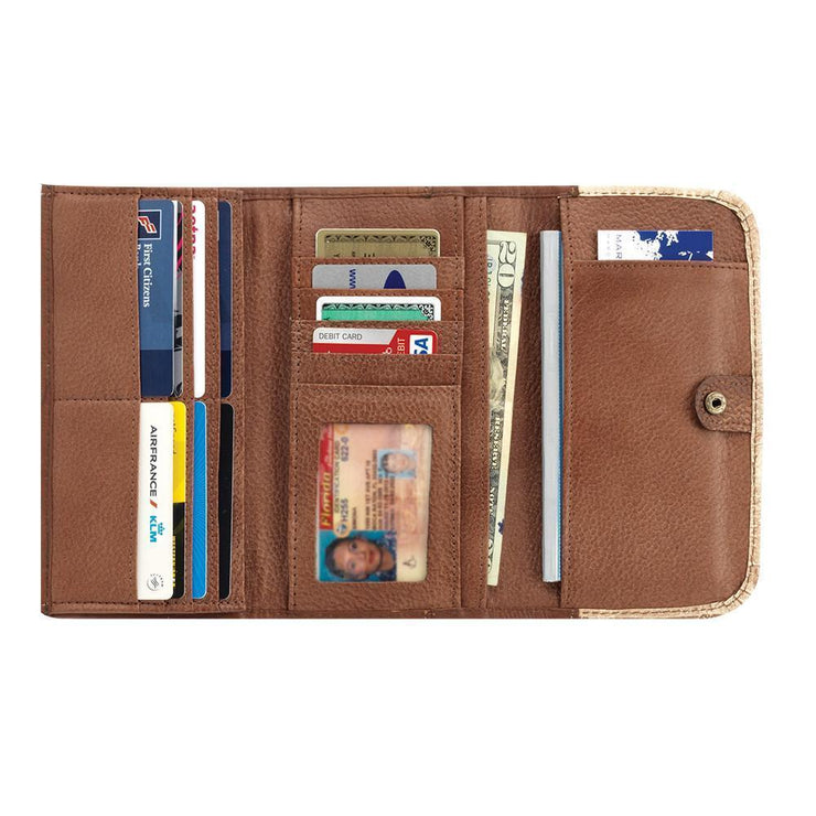 Desert Wildflower Ladies Tri-Fold Wallet