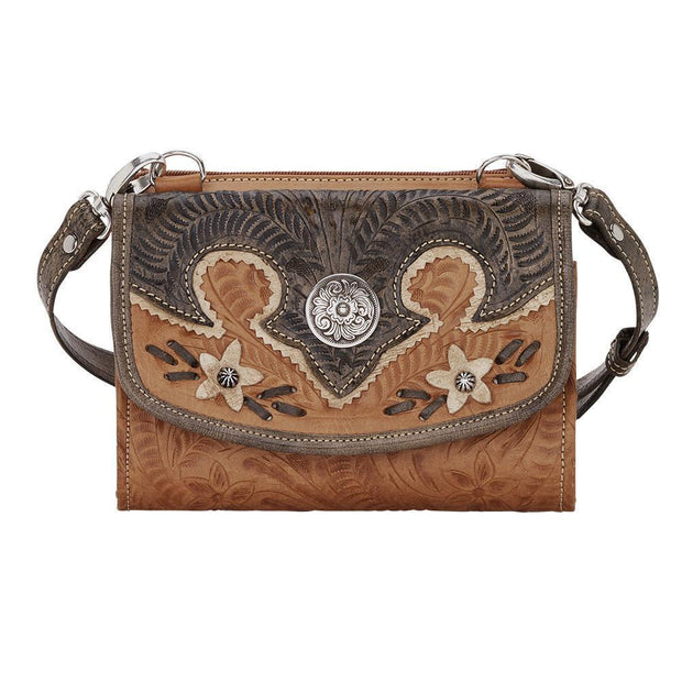 Desert Wildflower Texas Two-Step Crossbody Bag/Wallet