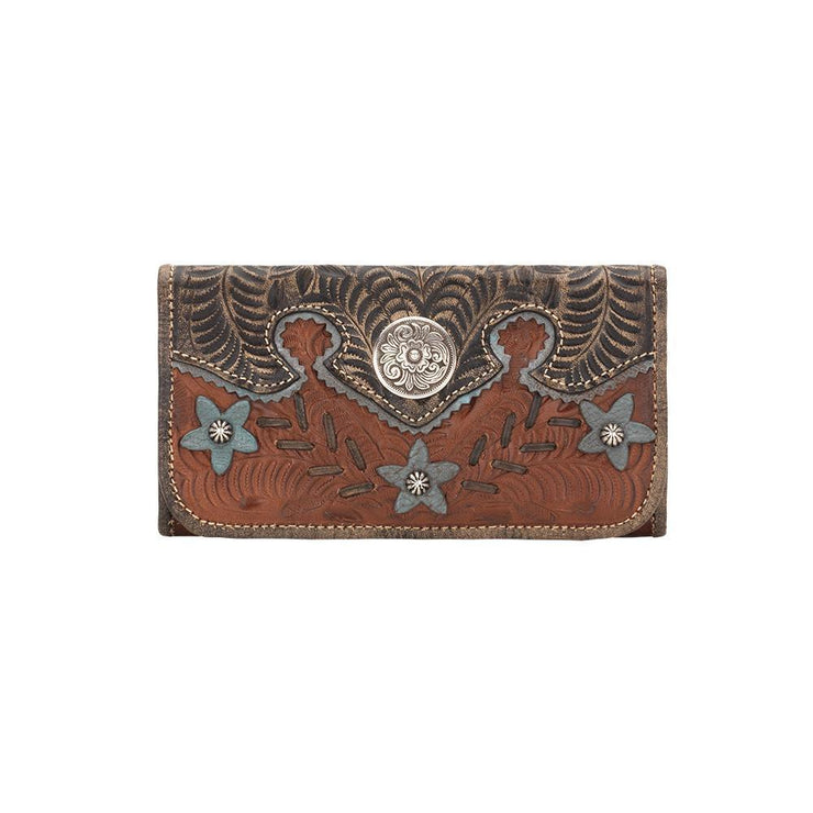 Desert Wildflower Ladies Tri-Fold Wallet