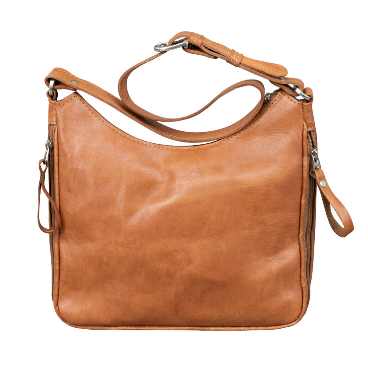 Harvest Moon Zip-Top Shoulder Bag w/ Conceal Carry Pocket