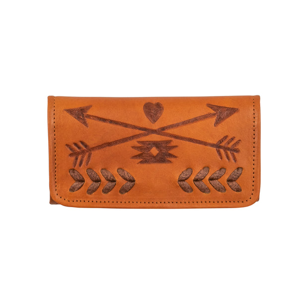 Friendship Arrows Ladies Tri-Fold Wallet