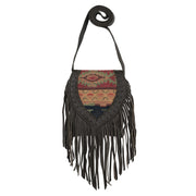 Fringed Cowgirl Flap Bag Crossbody