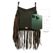 Fringed Cowgirl Flap Bag Crossbody