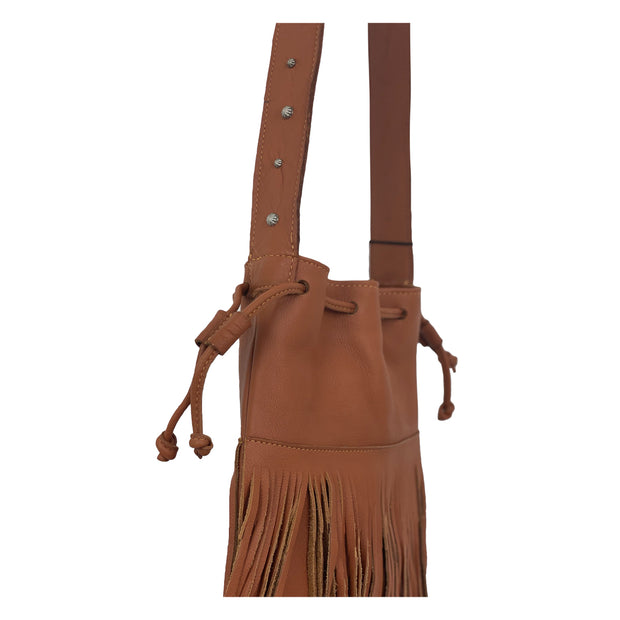 Fringed Cowgirl Bucket Crossbody