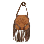 Fringed Cowgirl Crossbody w/ Hand Tooled Rose