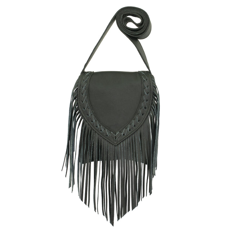 Fringed Cowgirl Flap Bag Crossbody