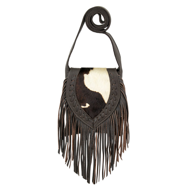 Fringed Cowgirl Flap Bag Crossbody