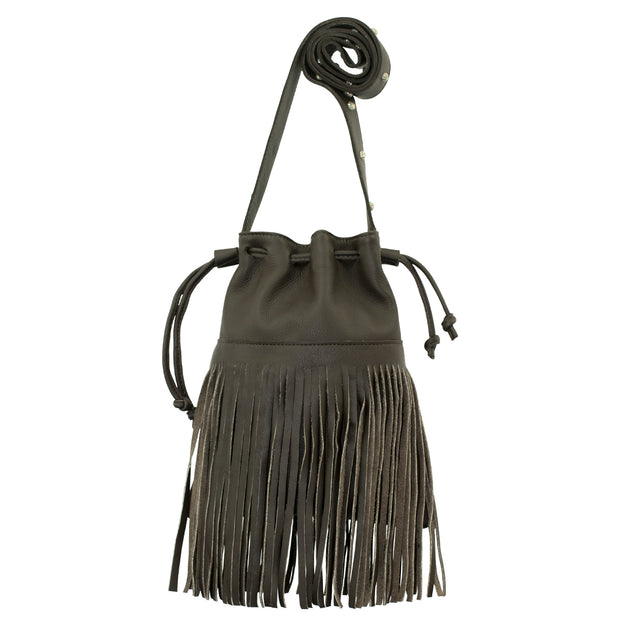 Fringed Cowgirl Bucket Crossbody