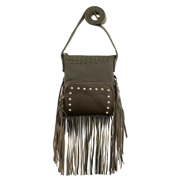 Fringed Cowgirl Crossbody w/ Front Compartment