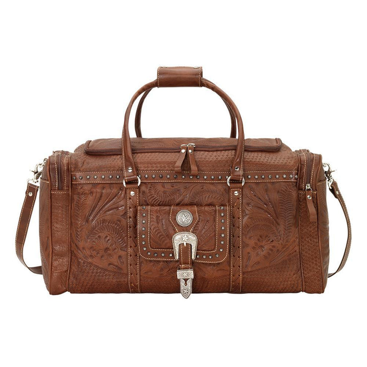 Classic Zip-Top Duffle Bag w/ Front Pouch and Side Zipper Pockets