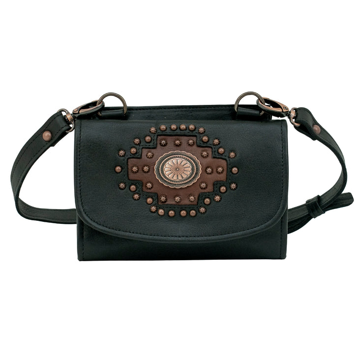 Midnight Copper Texas Two-Step Crossbody/Wallet Bag