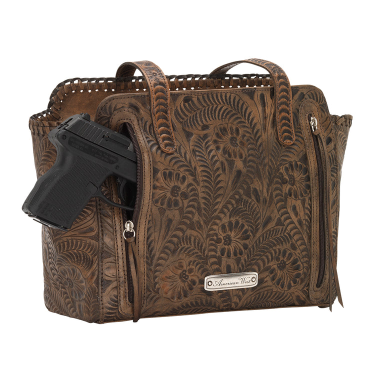 Annie's Secret Zip-Top Tote w/ Conceal Carry Pocket